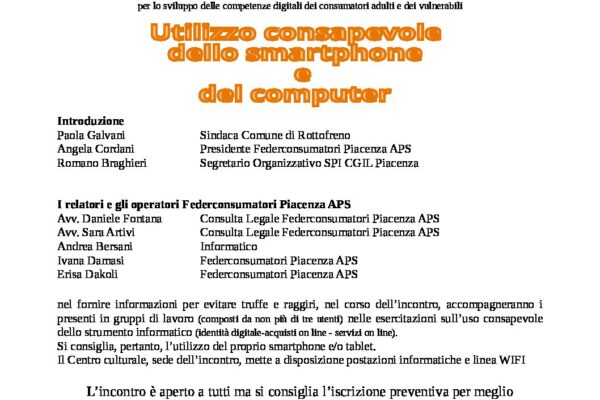 Iniziativa – sviluppo delle competenze digitali